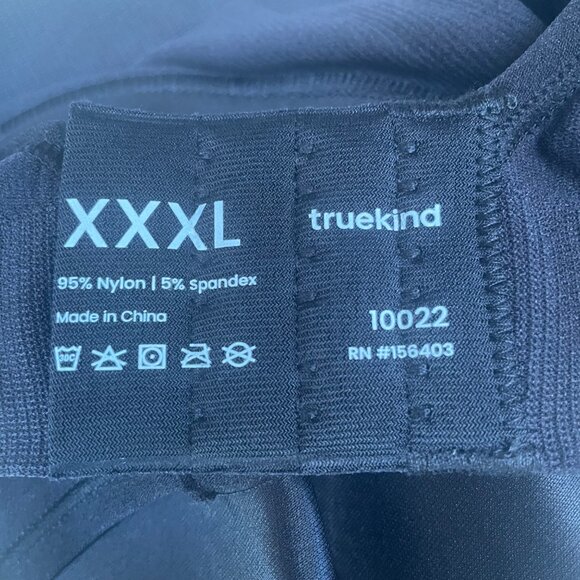 Truekind® Daily Comfort Wirefree Shaper Bra Black Sz 3XL  10022 - Picture 4 of 5